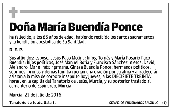 María Buendía Ponce