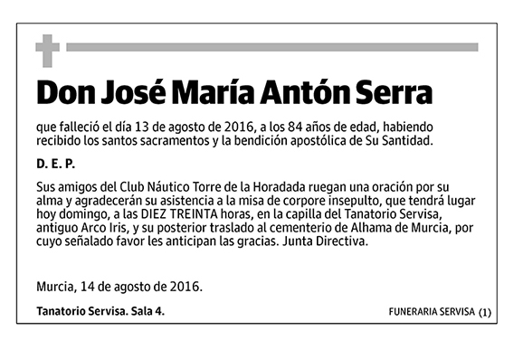 José María Antón Serra