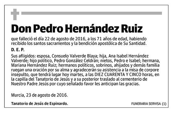Pedro Hernández Ruiz