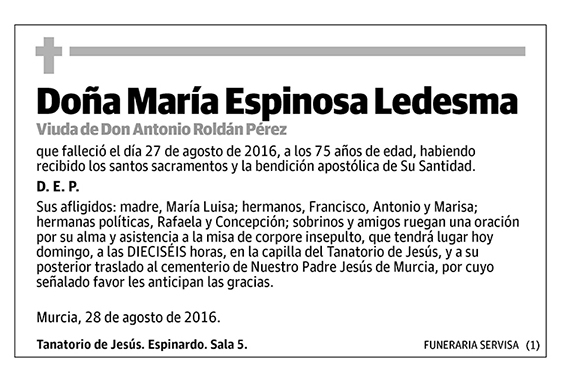 María Espinosa Ledesma