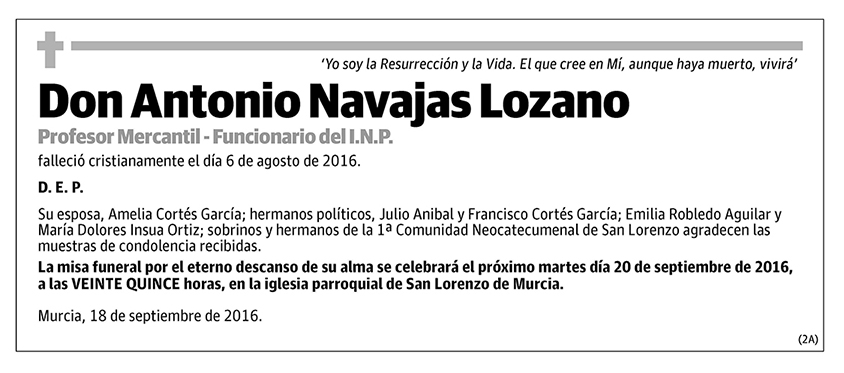Antonio Navajas Lozano