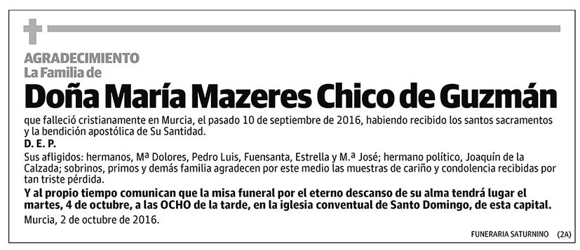 María Mazeres Chico de Guzmán