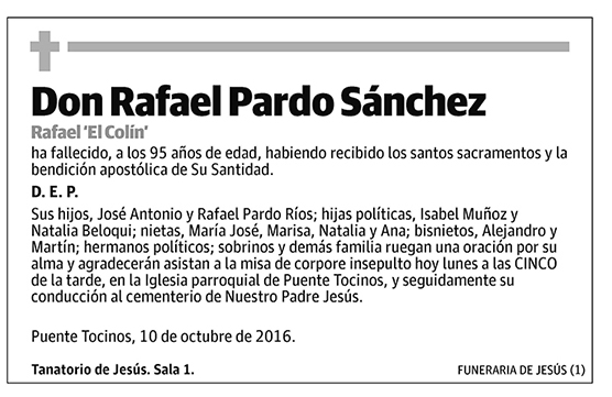 Rafael Pardo Sánchez