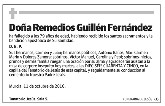 Remedios Guillén Fernández