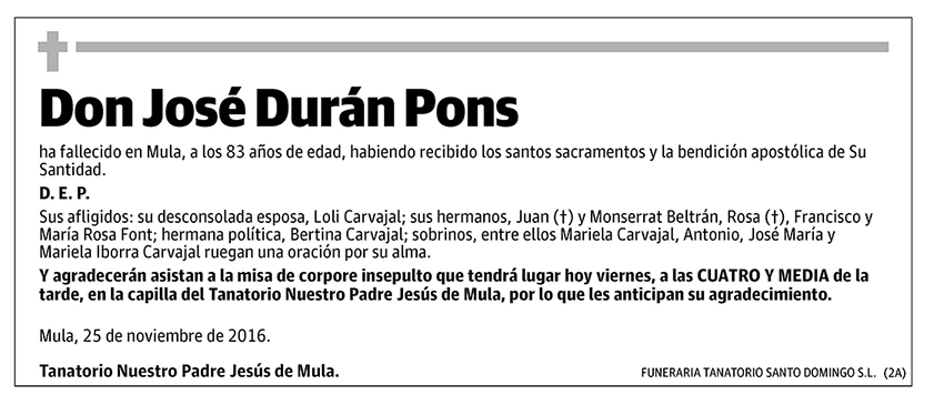 José Durán Pons