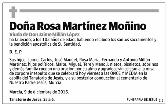 Rosa Martínez Moñino
