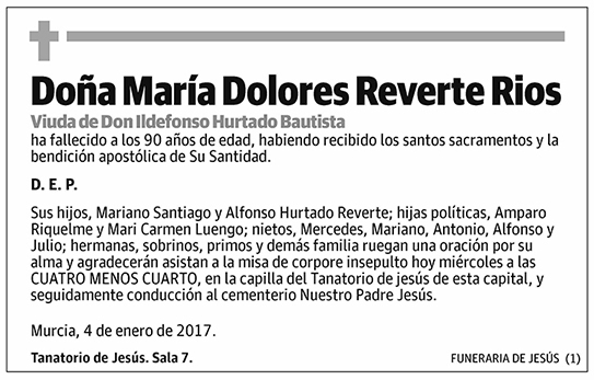 María Dolores Reverte Rios