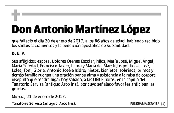 Antonio Martínez López