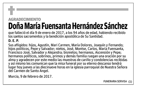 María Fuensanta Hernández Sánchez