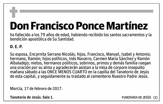 Francisco Ponce Martínez