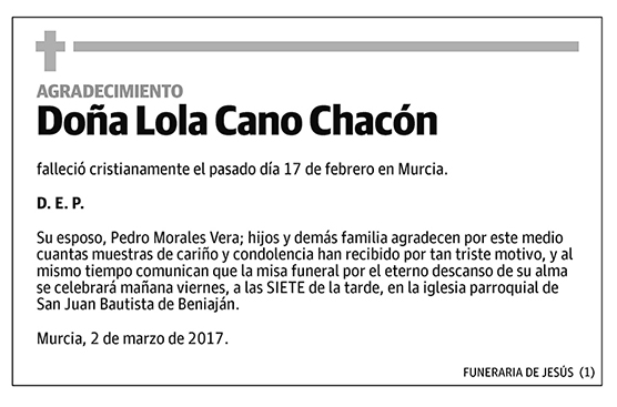 Lola Cano Chacón