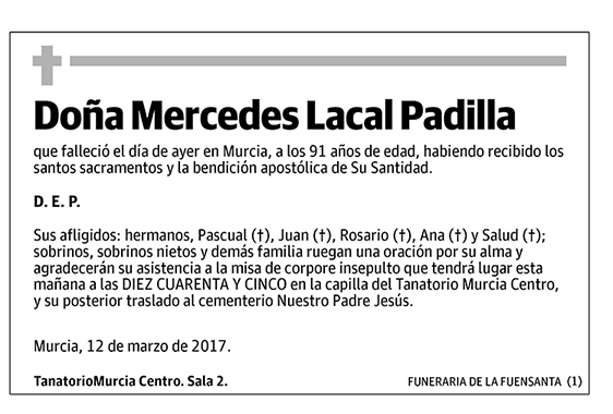 Mercedes Lacal Padilla