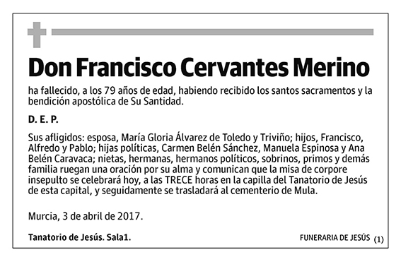 Francisco Cervantes Merino