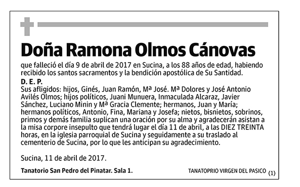 Ramona Olmos Cánovas