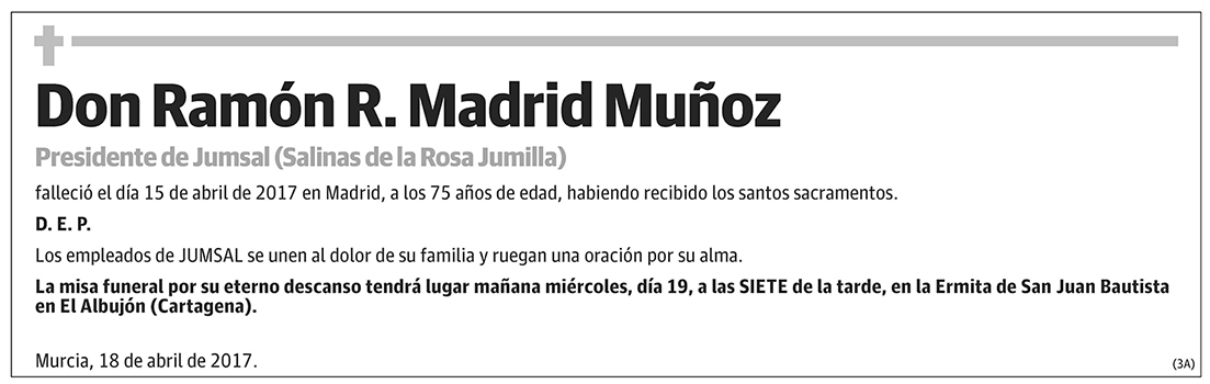 Ramón R. Madrid Muñoz