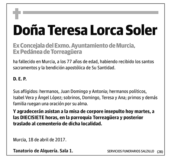 Teresa Lorca Soler