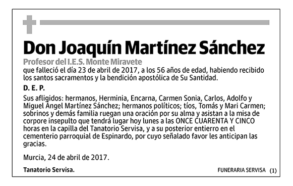 Joaquín Martínez Sánchez