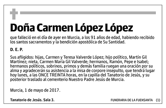 Carmen López López