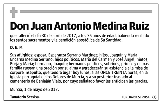 Juan Antonio Medina Ruiz
