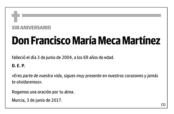 Francisco María Meca Martínez