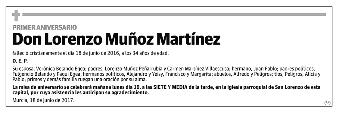 Lorenzo Muñoz Martínez
