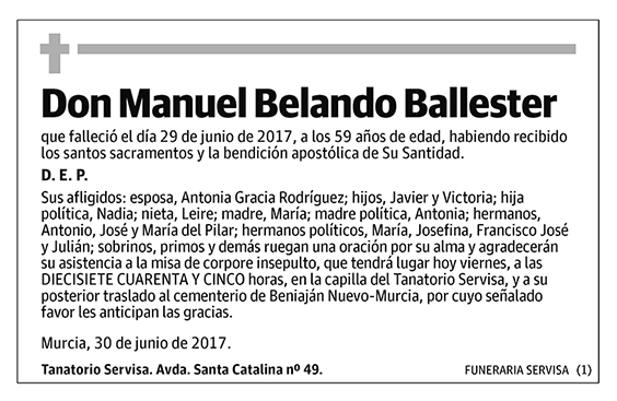 Manuel Belando Ballester