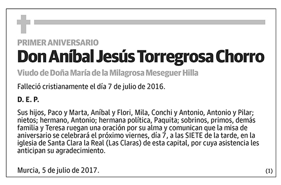 Aníbal Jesús Torregrosa Chorro