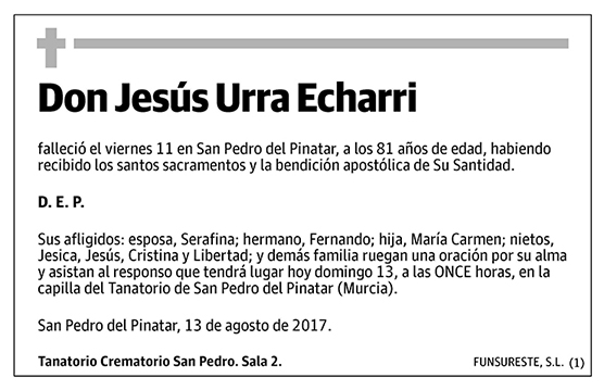 Jesús Urra Echarri