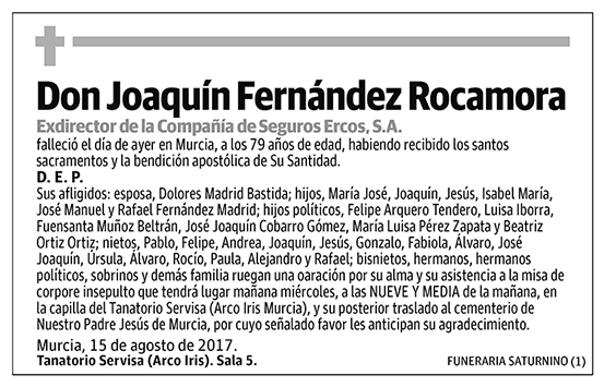 Joaquín Fernández Rocamora