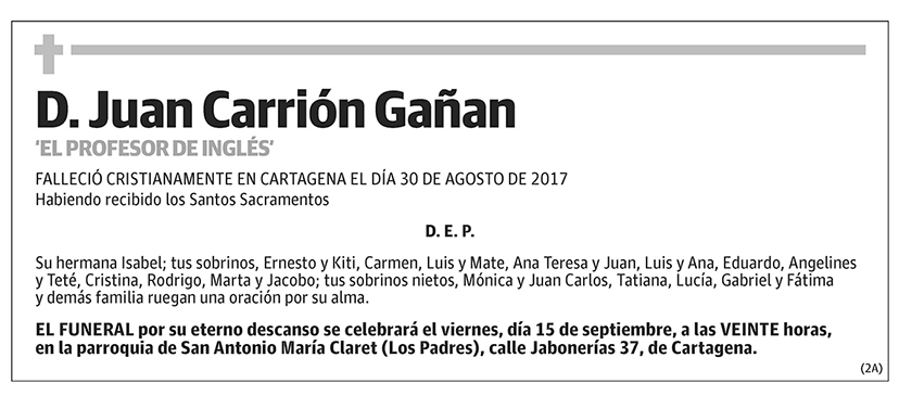 Juan Carrión Gañan