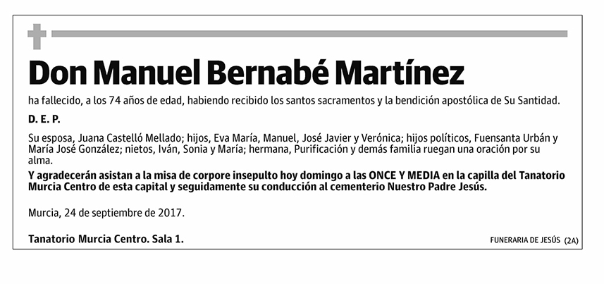 Manuel Bernabé Martínez