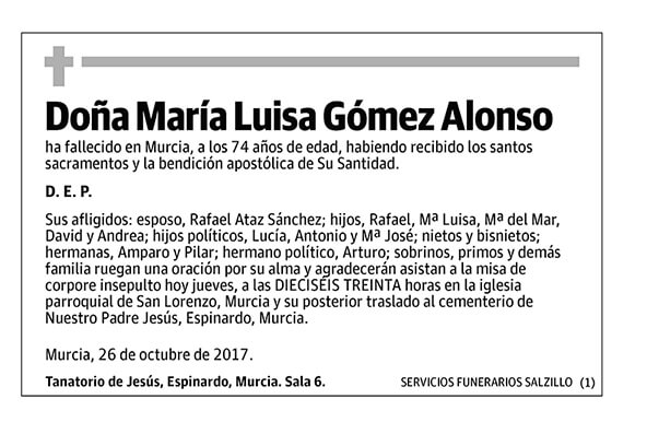 María Luisa Gómez Alonso