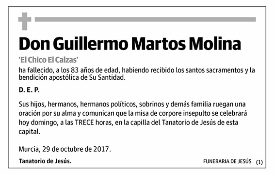 Guillermo Martos Molina