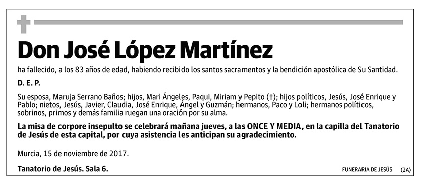 José López Martínez