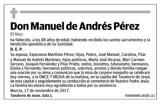 Manuel de Andrés Pérez