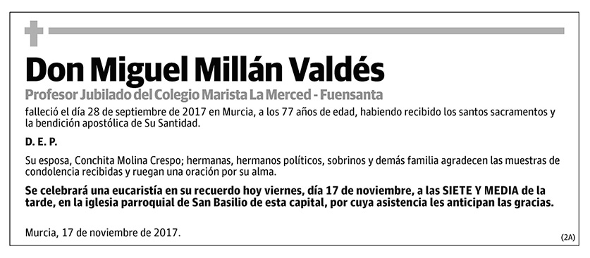 Miguel Millán Valdés