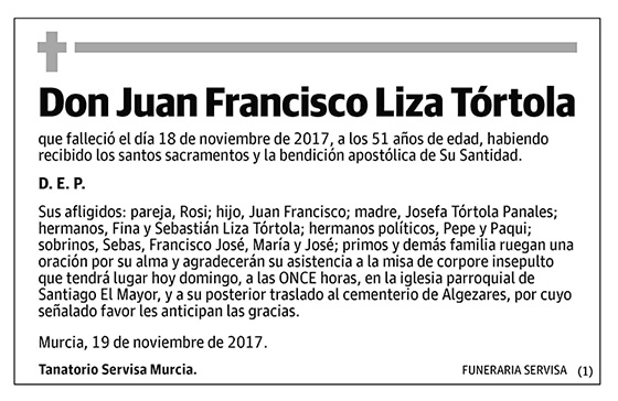Juan Francisco Liza Tórtola