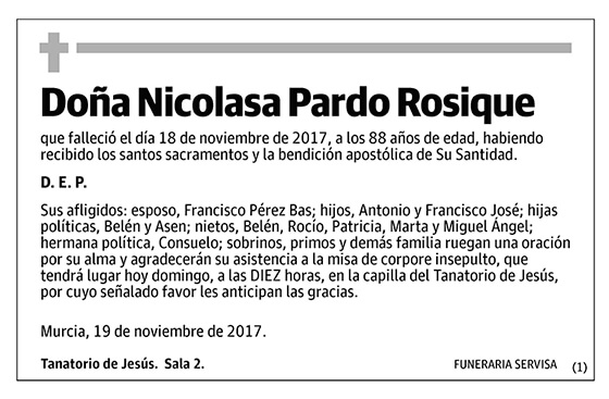 Nicolasa Pardo Rosique