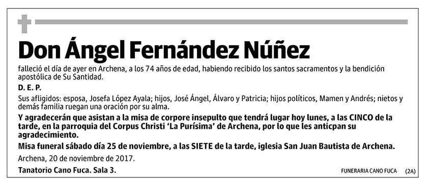 Ángel Fernández Núñez