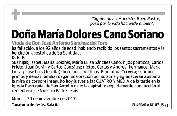 María Dolores Cano Soriano