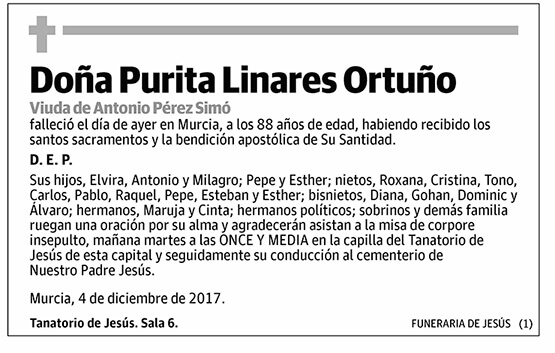 Purita Linares Ortuño