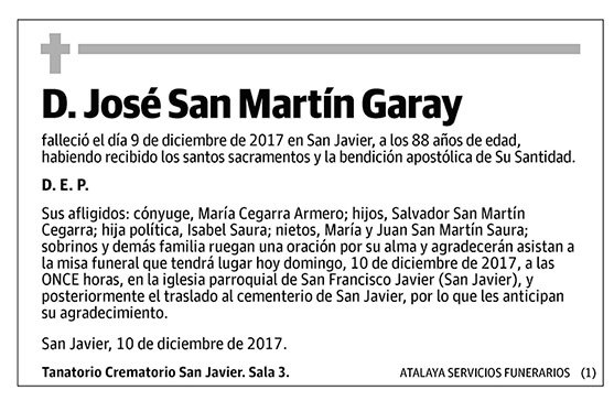 José San Martín Garay