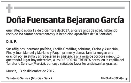 Fuensanta Bejarano García