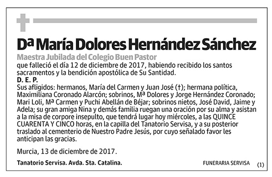 María Dolores Hernández Sánchez