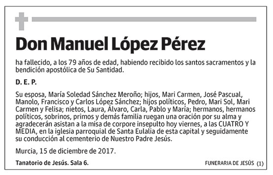 Manuel López Pérez