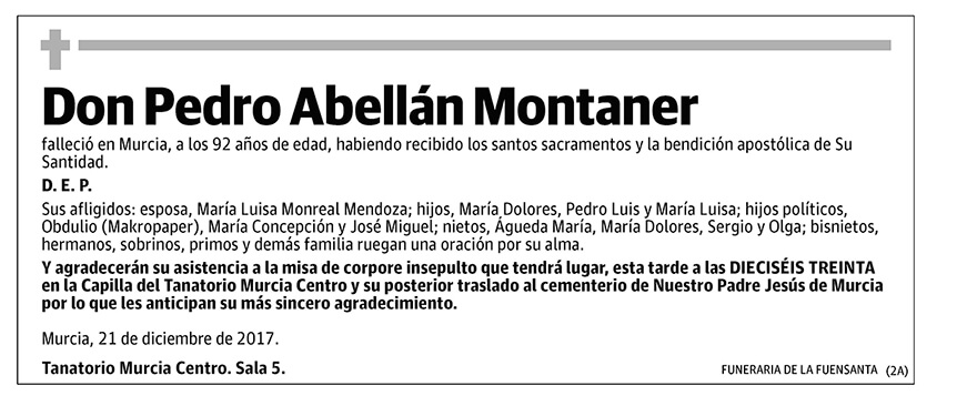 Pedro Abellán Montaner