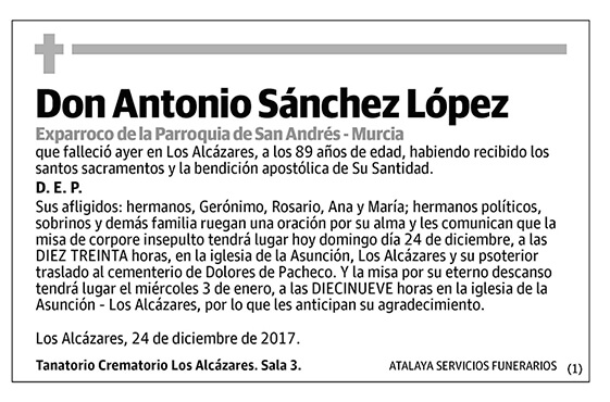 Antonio Sánchez López