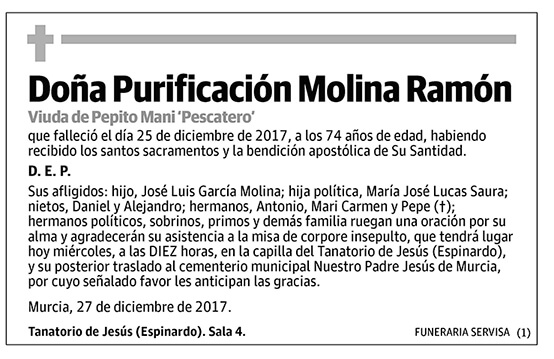 Purificación Molina Ramón
