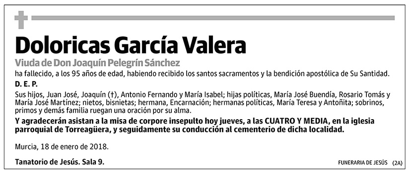 Doloricas García Valera