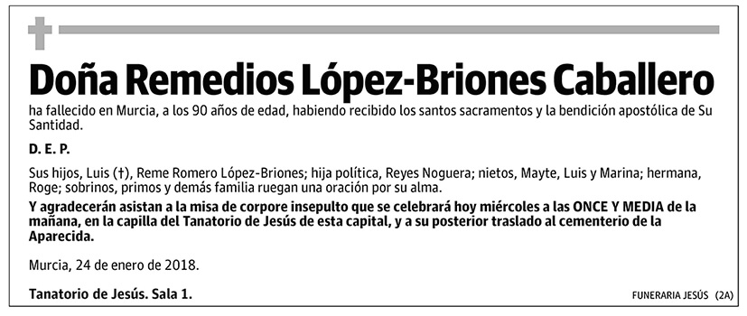Remedios López-Briones Caballero